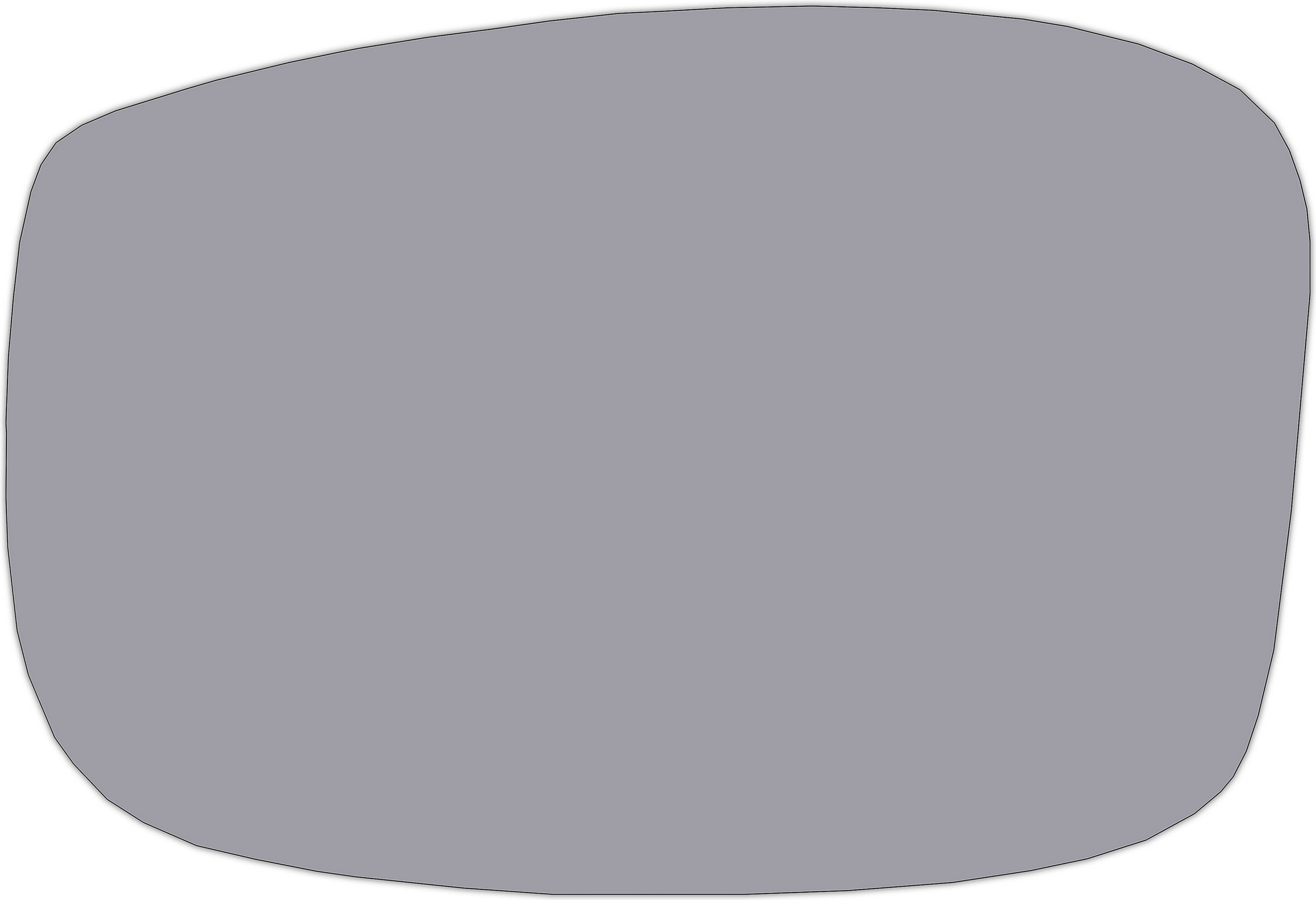 Outer Door Mirror Glass
