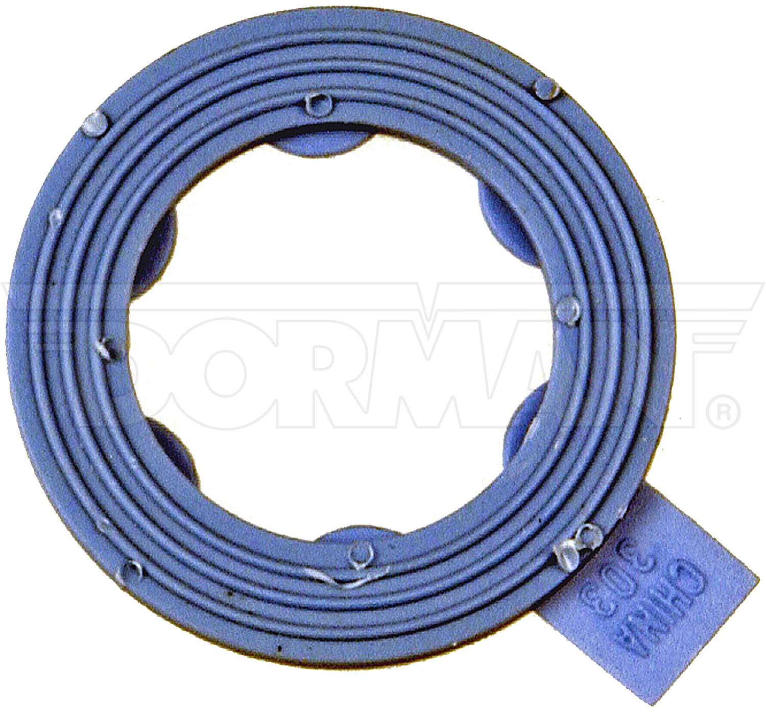 Nylon Rib Drain Plug Gasket, Fits M14, 1/2Do