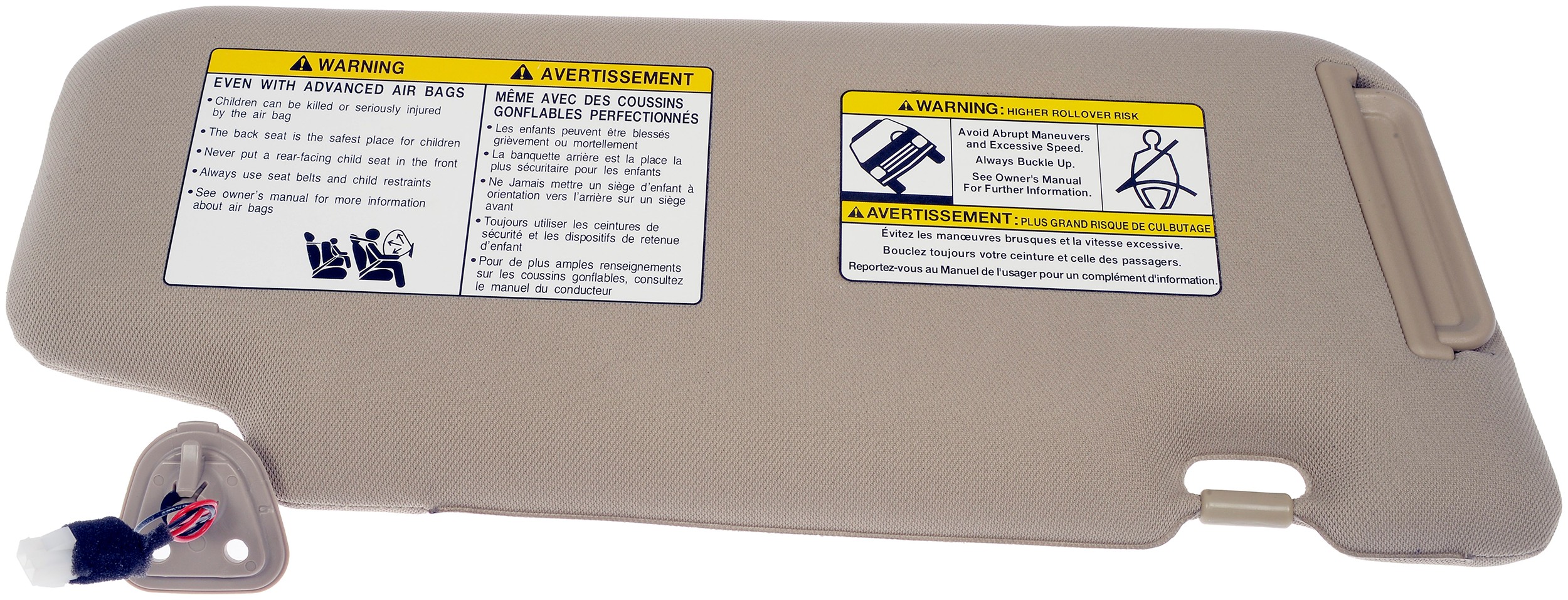Sun Visor Panel