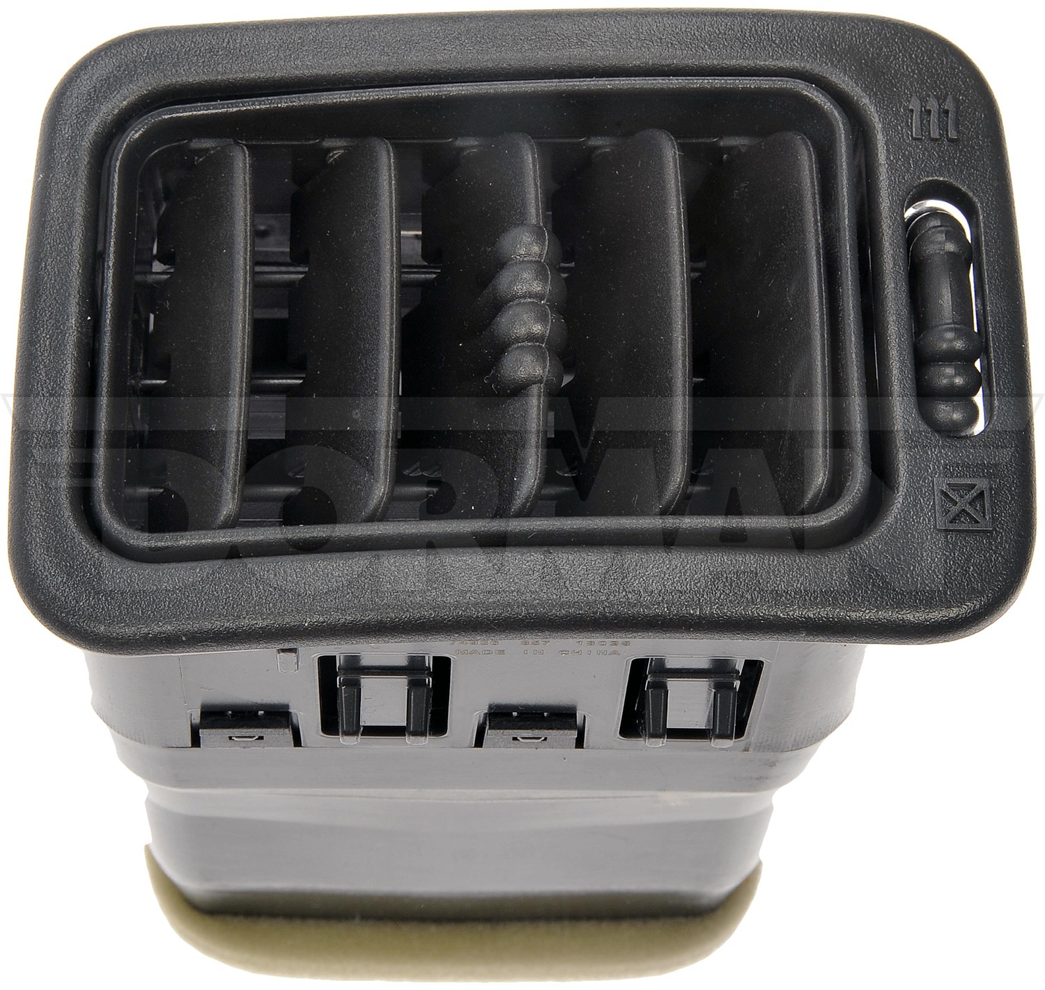 HVAC Vent Dashboard Passenger Side Dark Gray