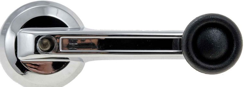 Front Left, Front Right, Rear Left, Rear Right Interior Window Crank Handle