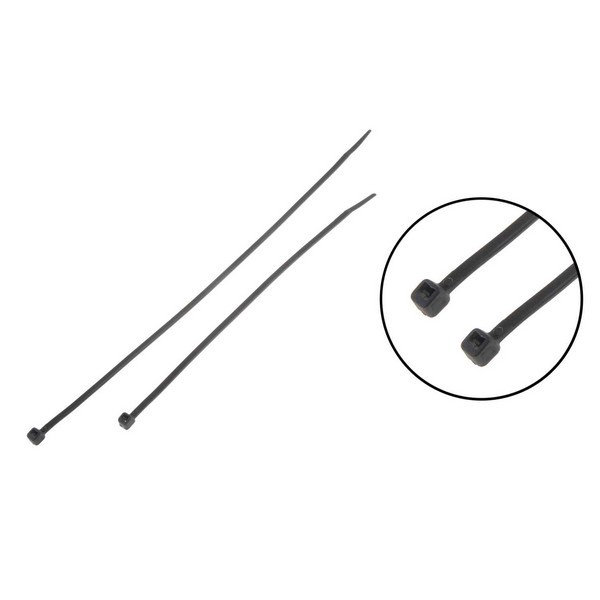 8 And11 Inch Black Wire Ties