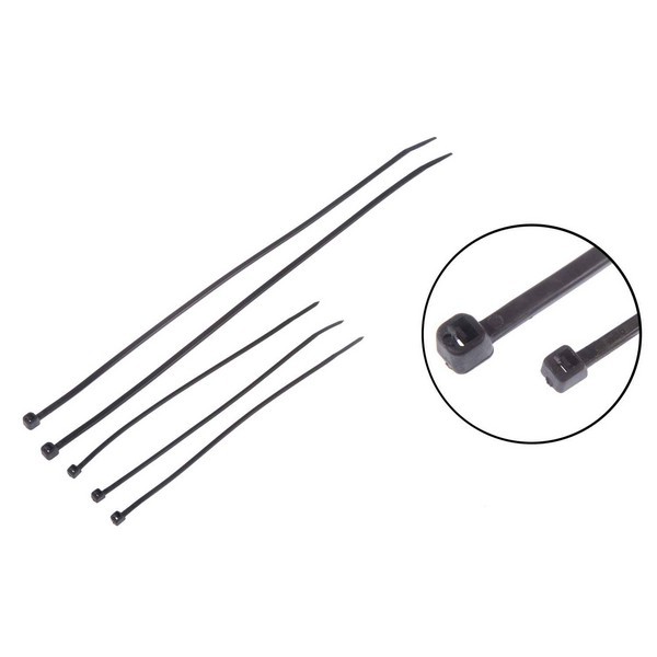 6 And 11 Inch Black Wire Ties