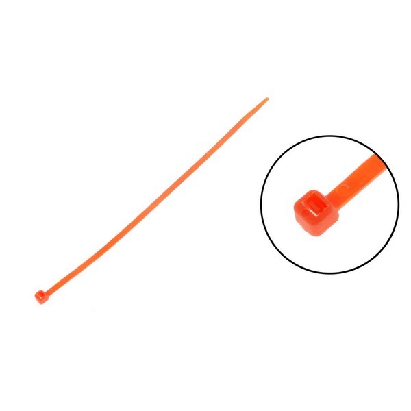 8 Inch Red Wire Tie - 20 Pack