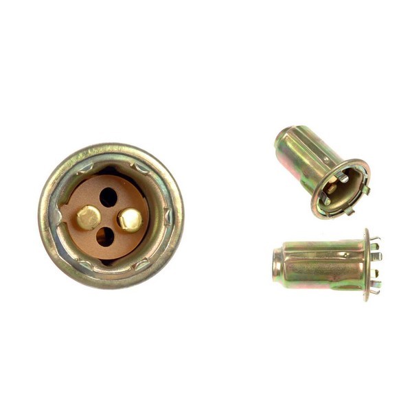 3-Wire Light Socket With Adapter Plate