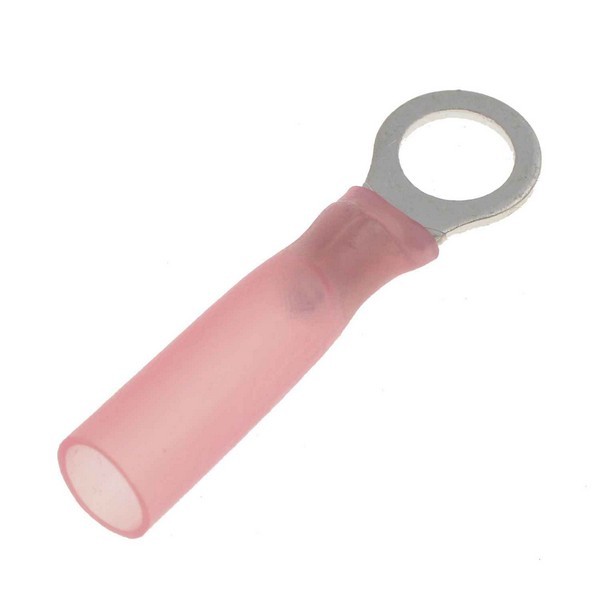 22-18 Gauge Ring Waterproof Terminal, No. 10, Red