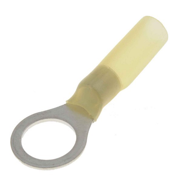 12-10 Gauge Ring Waterproof Terminal, Pack of 7, Yellow