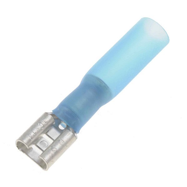 16-14 Gauge Female Waterproof Disconnect, Pack Of 10, Blue