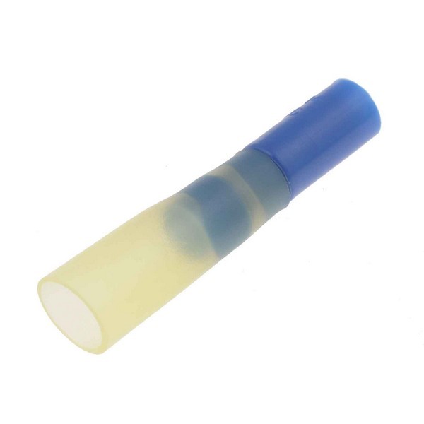 16-14 Gauge Female Bullet Waterproof Terminal, .157 In., 10 Pack, Blue