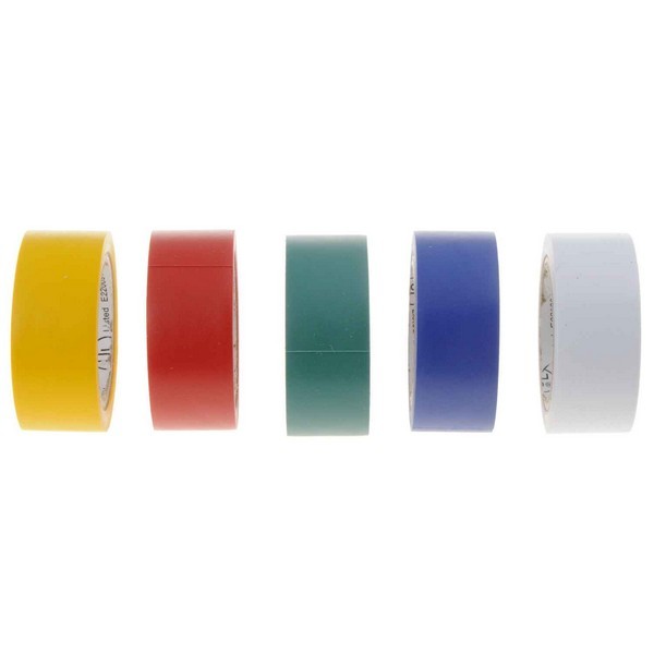 12 FT Multi-Color PVC Electrical Tape Assortment