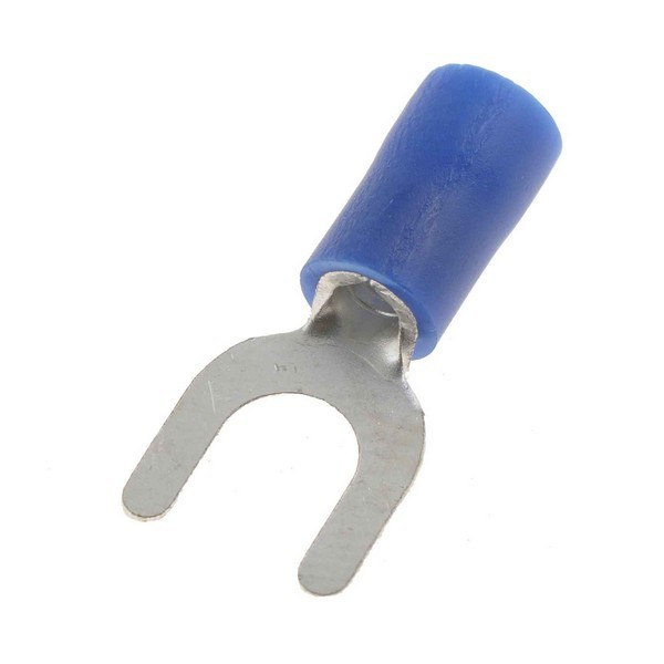 16-14 Gauge Spade Terminal, No. 10, Blue