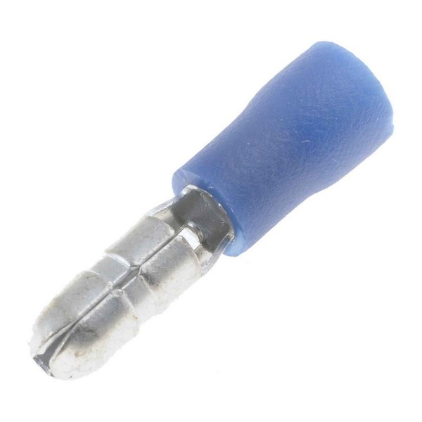 16-14 Gauge Male Bullet Terminal, .157 In., Blue