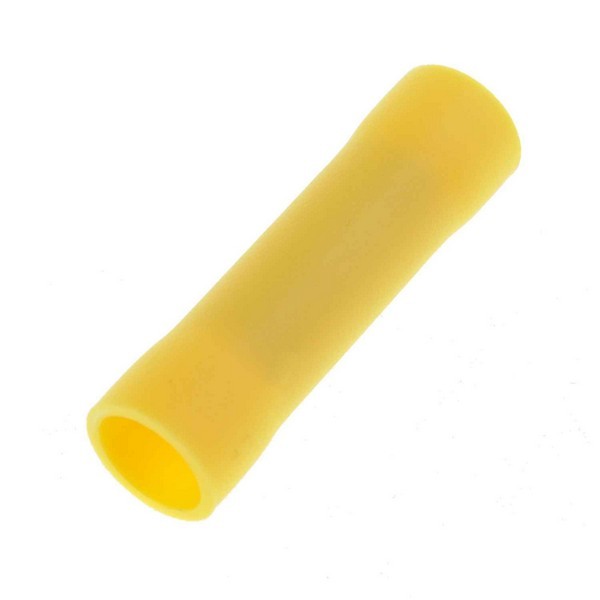 12-10 Gauge Butt Terminal, Yellow