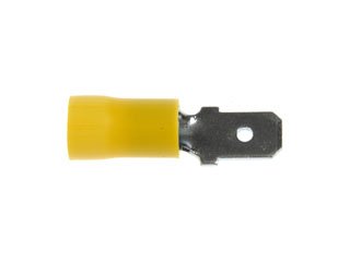 12-10 Gauge Male Disconnect, .250 In., Yellow