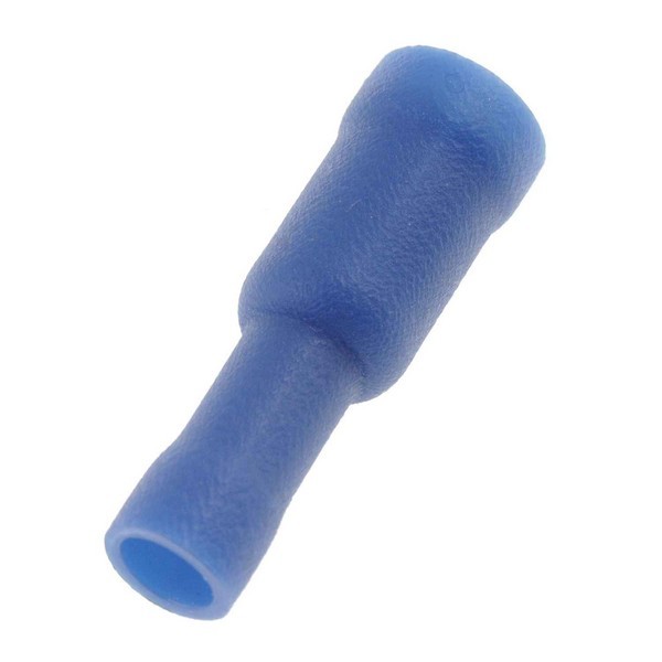 16-14 Gauge Female Bullet Connector, .188 In., Blue