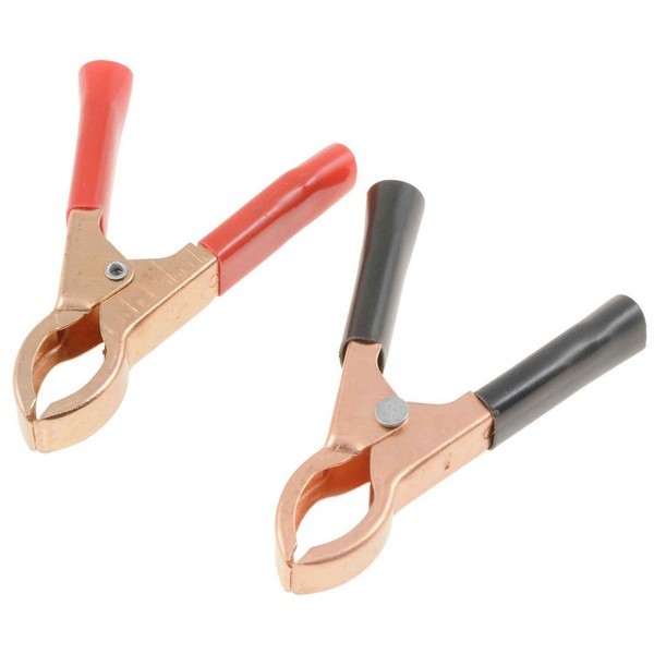 50 AMP Red/Black Insulated Clamp