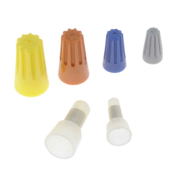 22-14 Gauge Wire Caps And Closed End Connectors Assortment