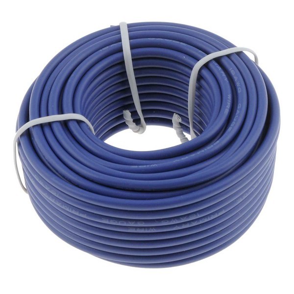 16 Gauge Blue Primary Wire- Card