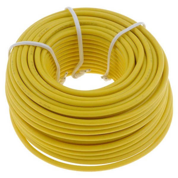 18 Gauge Yellow Primary Wire- Card