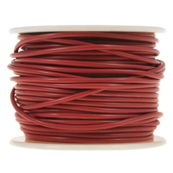 18 Gauge Red Primary Wire-Spool