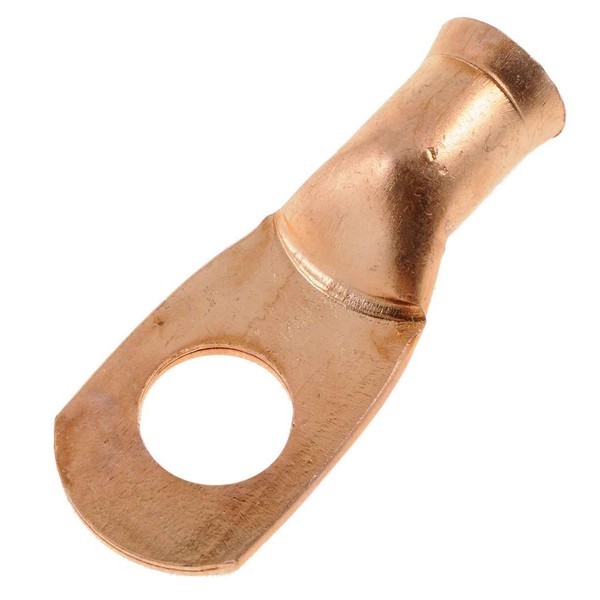 6 Gauge 5/16 In. Copper Ring Lugs