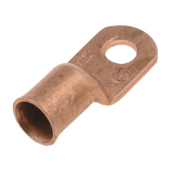 3/0 Gauge 3/8 In. Copper Ring Lugs