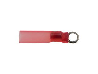 22-18 Gauge Ring Waterproof Terminal, No. 6, Red