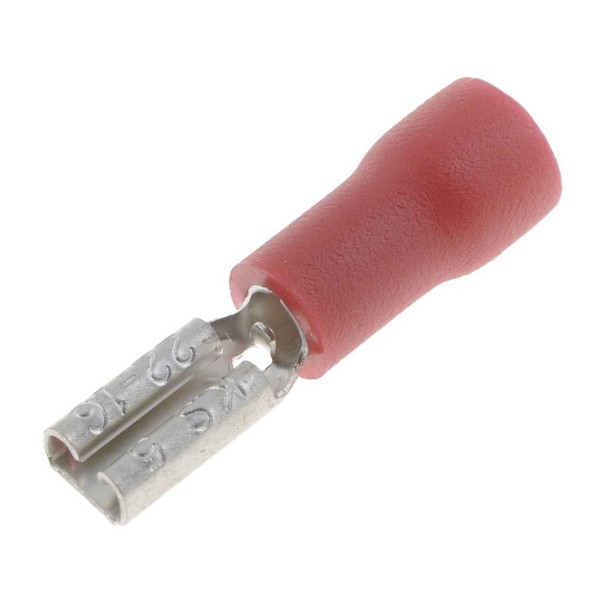 22-18 Gauge Female Disconnect, .110 In., Red