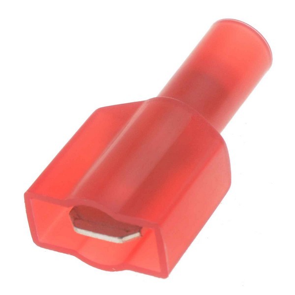 22-18 Gauge Male Insulated Disconnect, Red