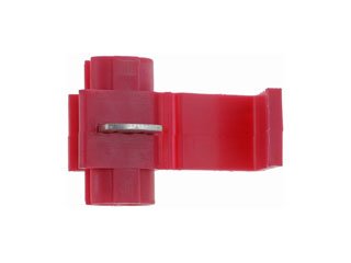 22-18 Gauge Quick Splice Terminal, Red