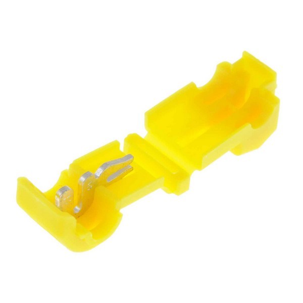 12-10 Gauge T-Tap Terminal, 3 Piece, Yellow