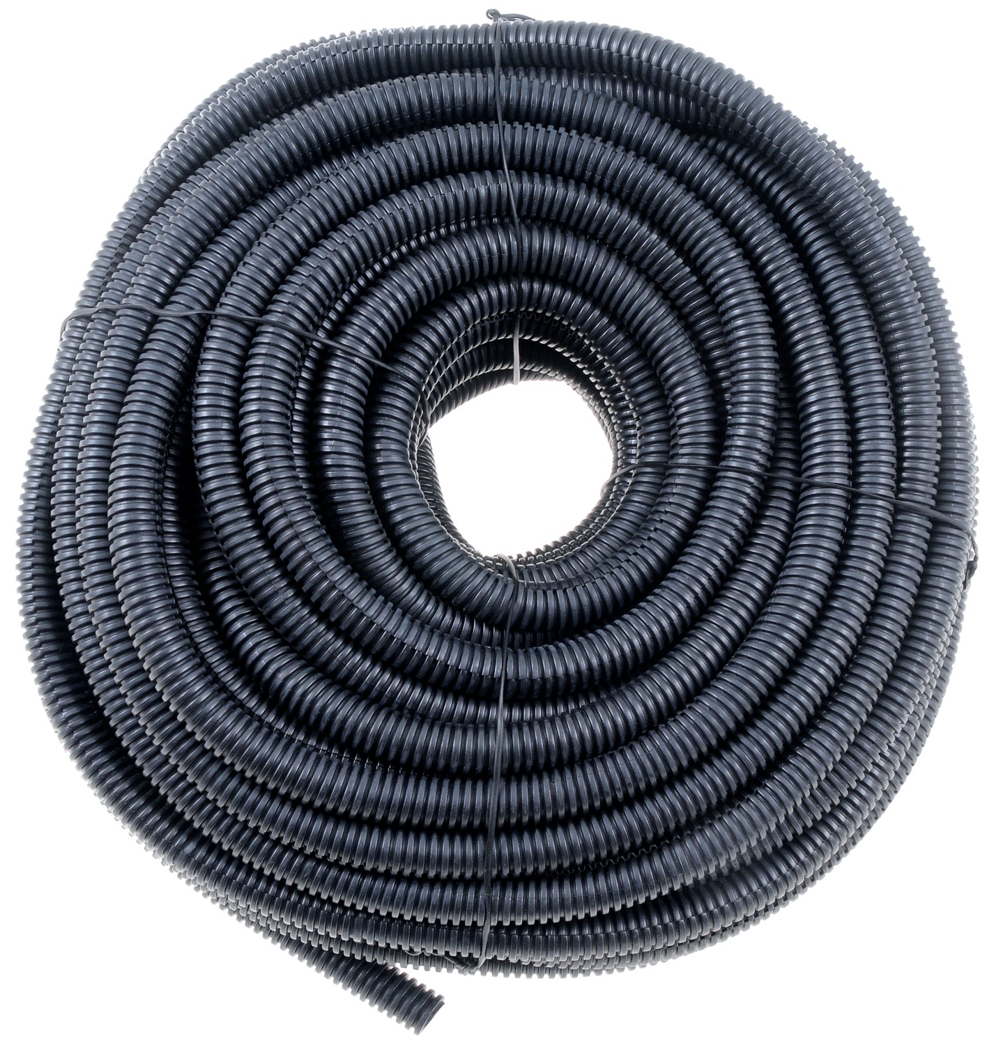 3/8 In. x 100 Ft. Black Flex Split Wire Conduit