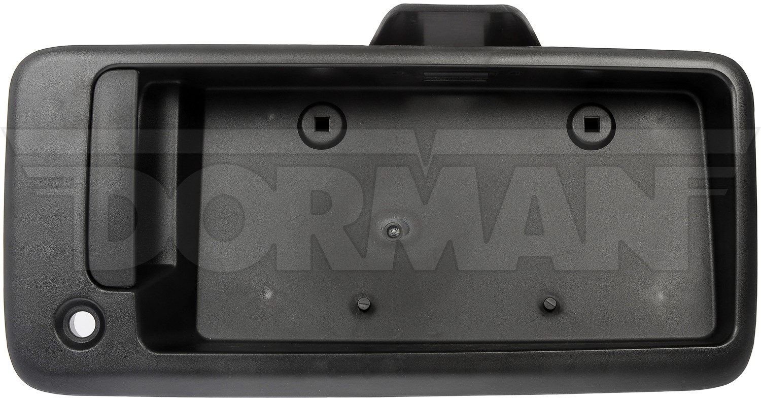 Right Rear License Plate Frame with Handle