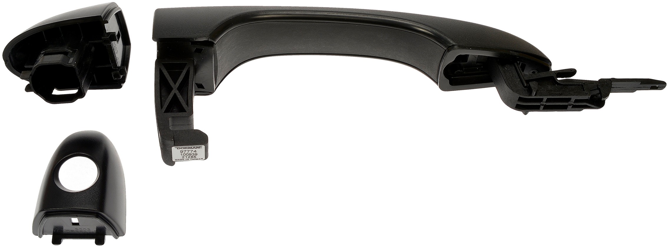 Front Left, Front Right, Rear Left, Rear Right Exterior Door Handle