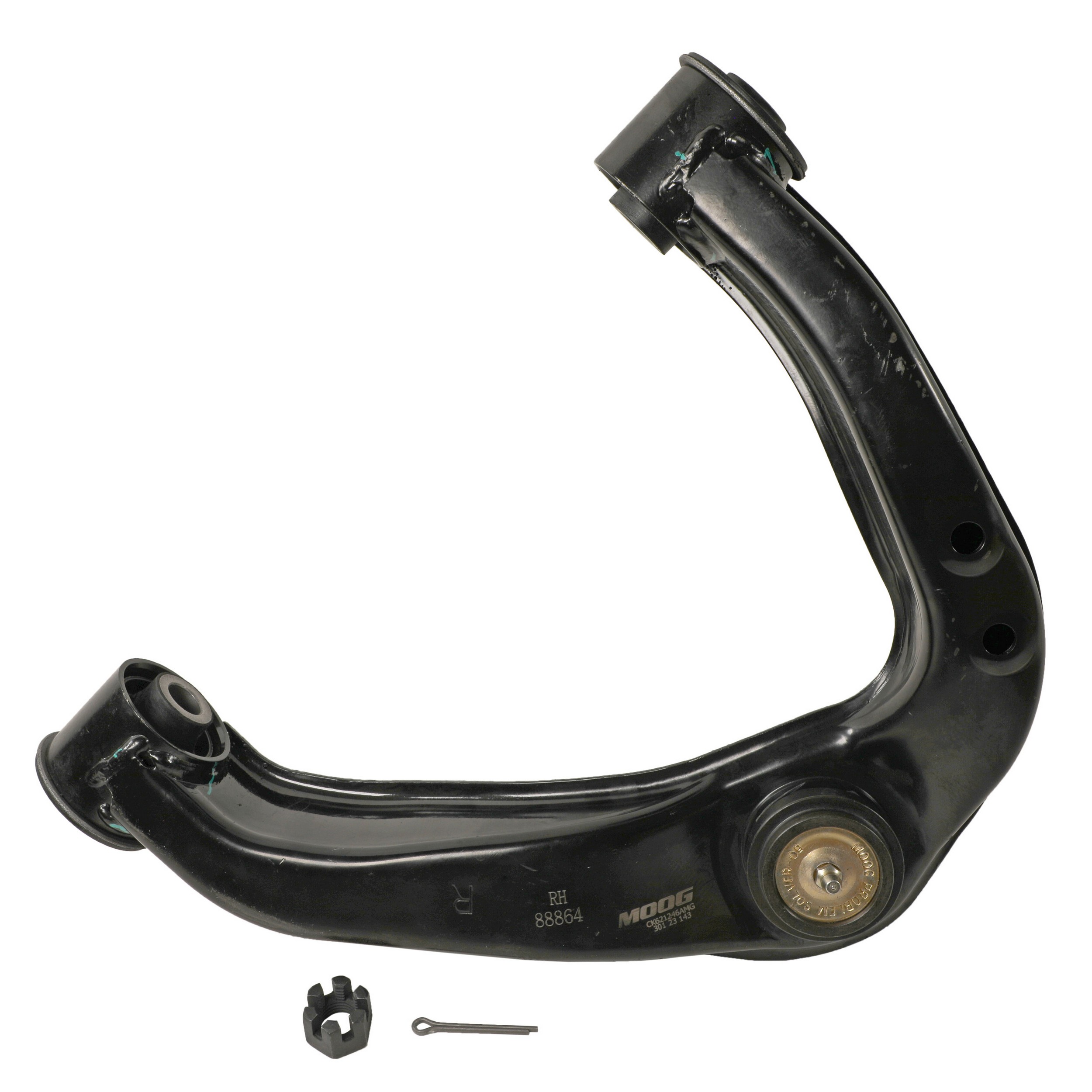 Front Right Upper Suspension Control Arm and Ball Joint Assembly
