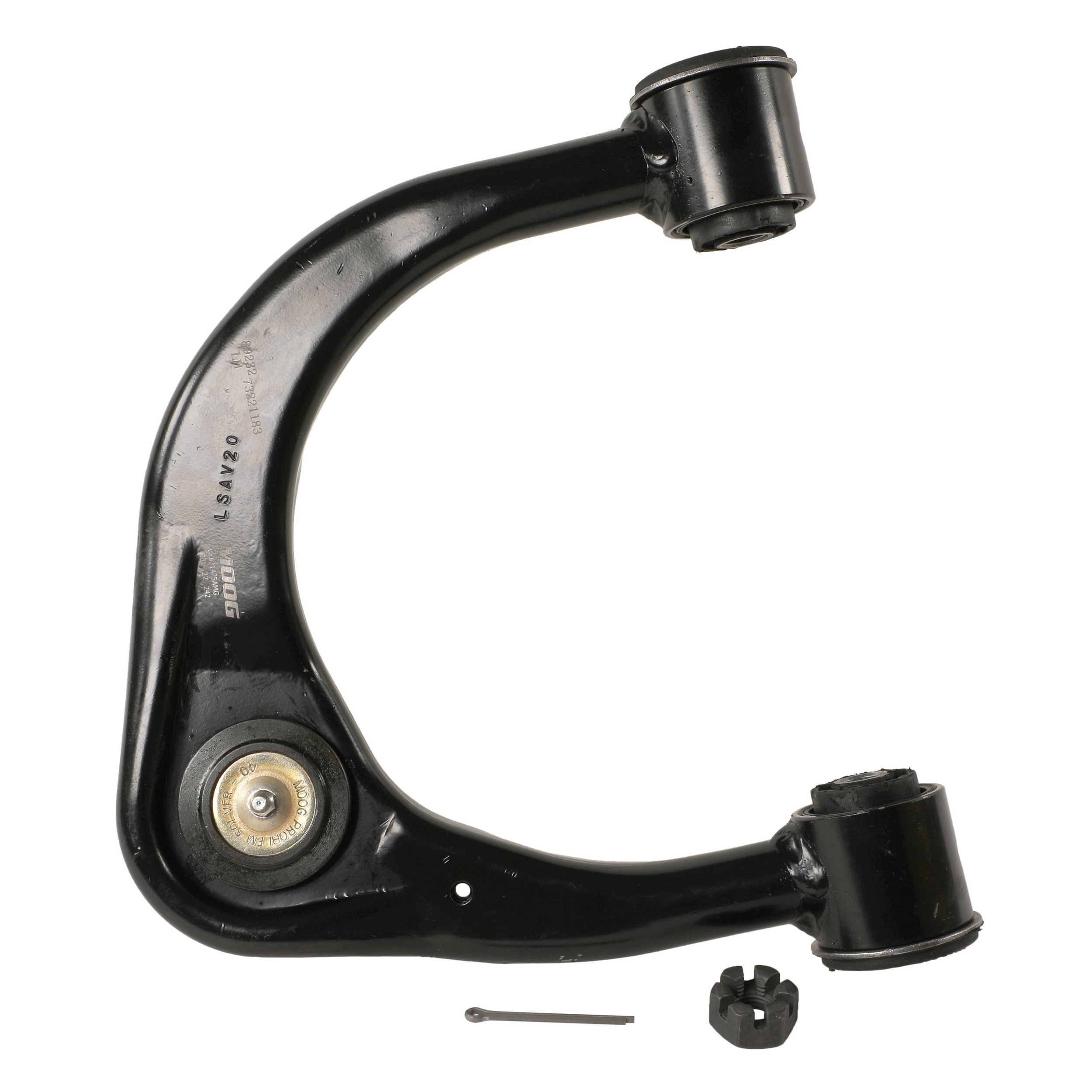 Front Left Upper Suspension Control Arm and Ball Joint Assembly