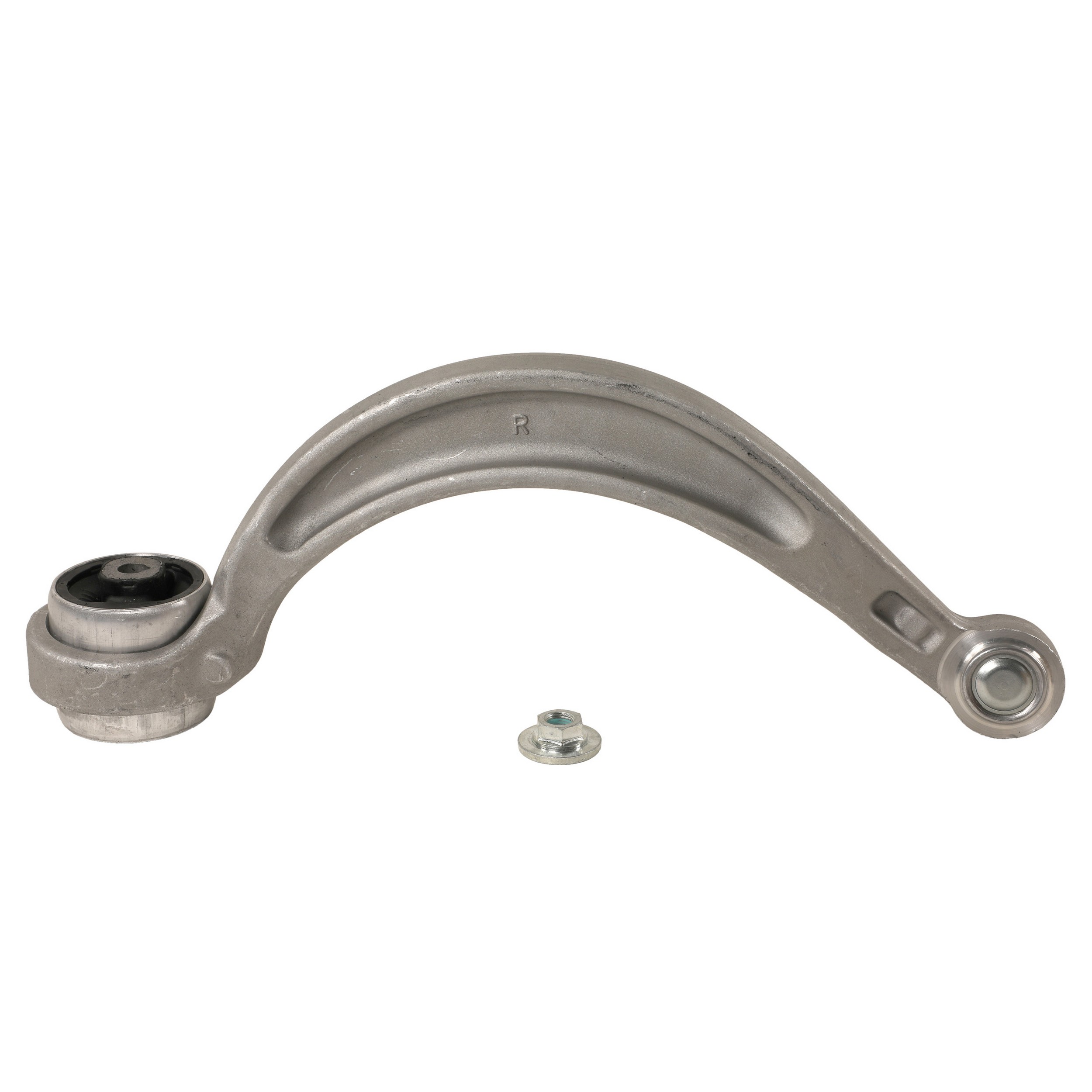 Front Right Lower Rearward Suspension Control Arm and Ball Joint Assembly
