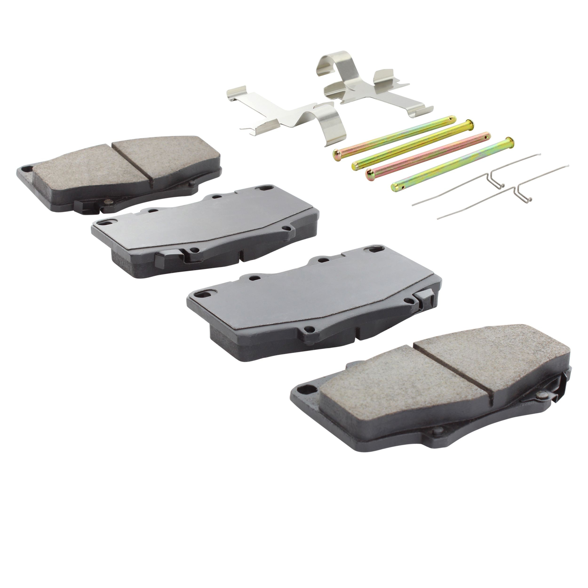 Quality-Built Premium Ceramic Brake Pads w/ Hardware