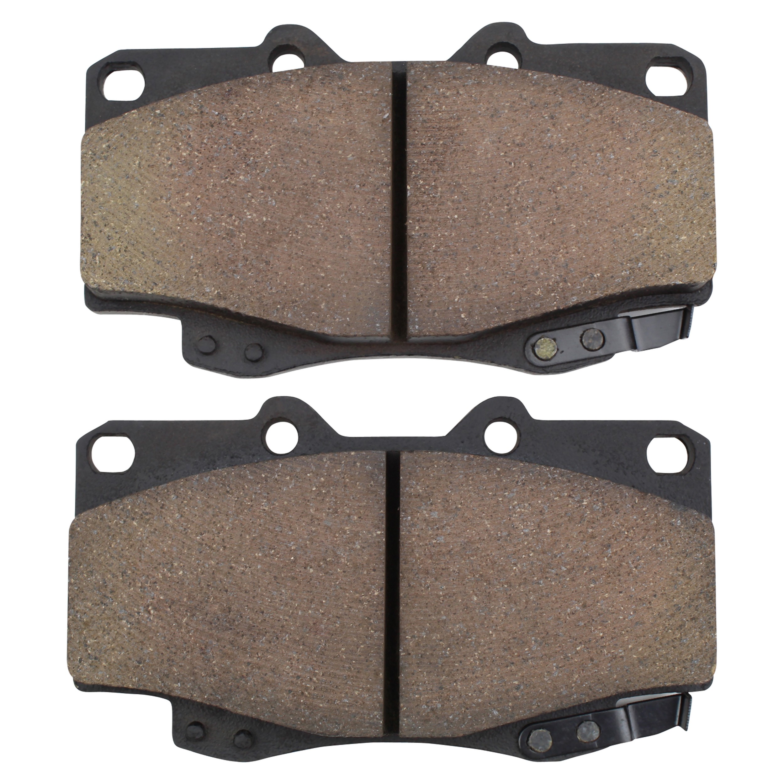 Quality-Built Premium Semi-Metallic Brake Pads w/ Hardware