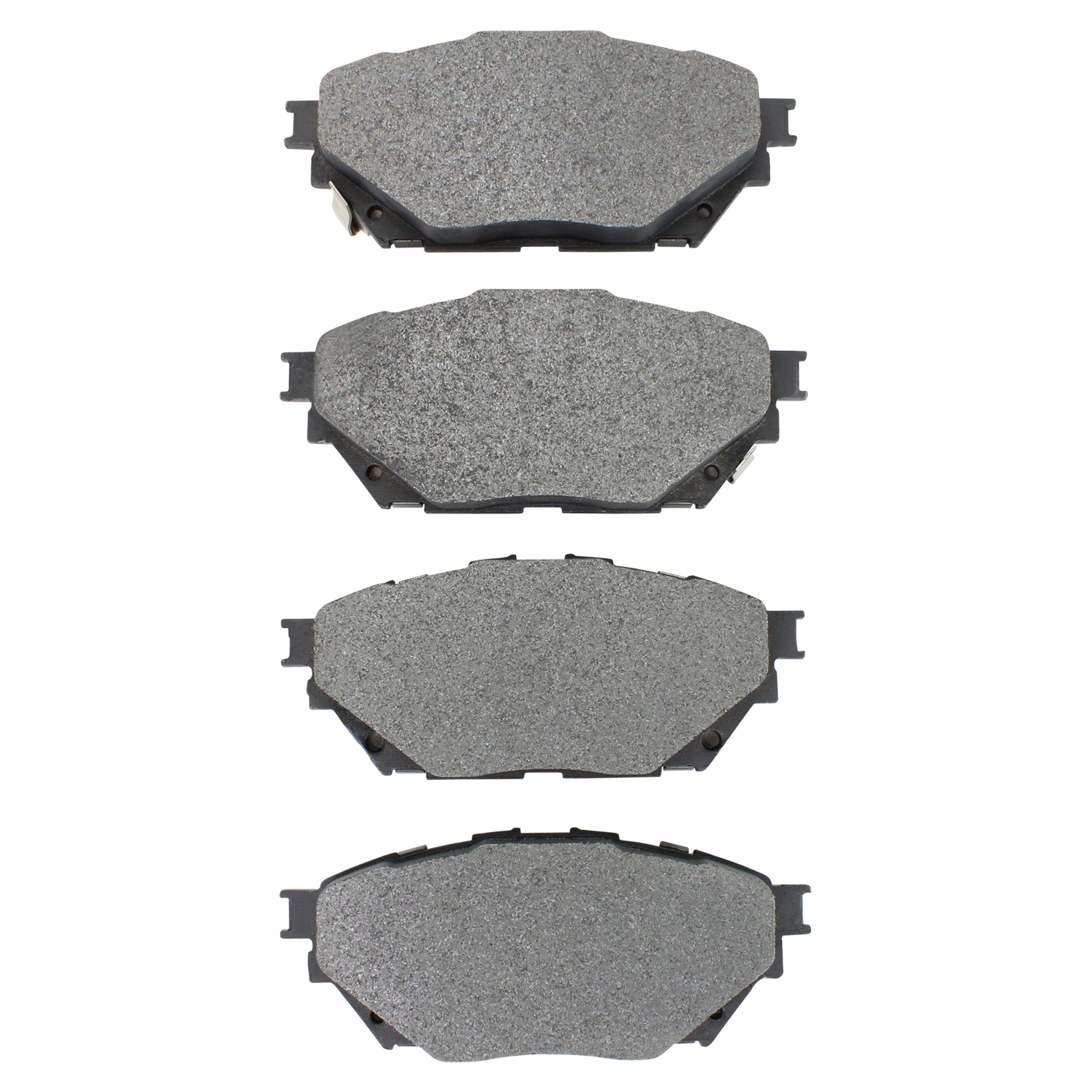 Quality-Built Premium Semi-Metallic Brake Pads w/ Hardware
