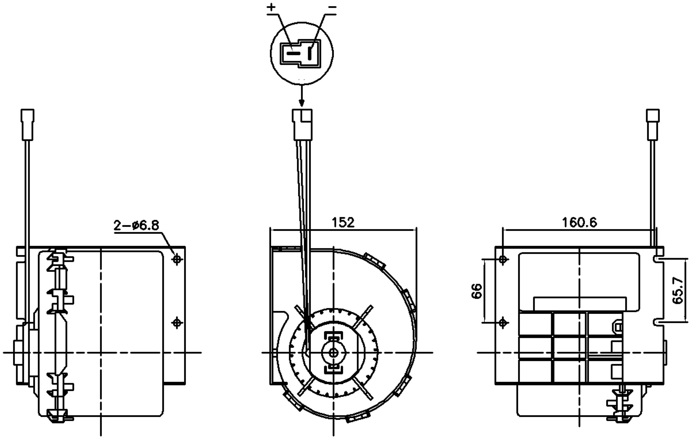 HVAC Blower Motor Assembly