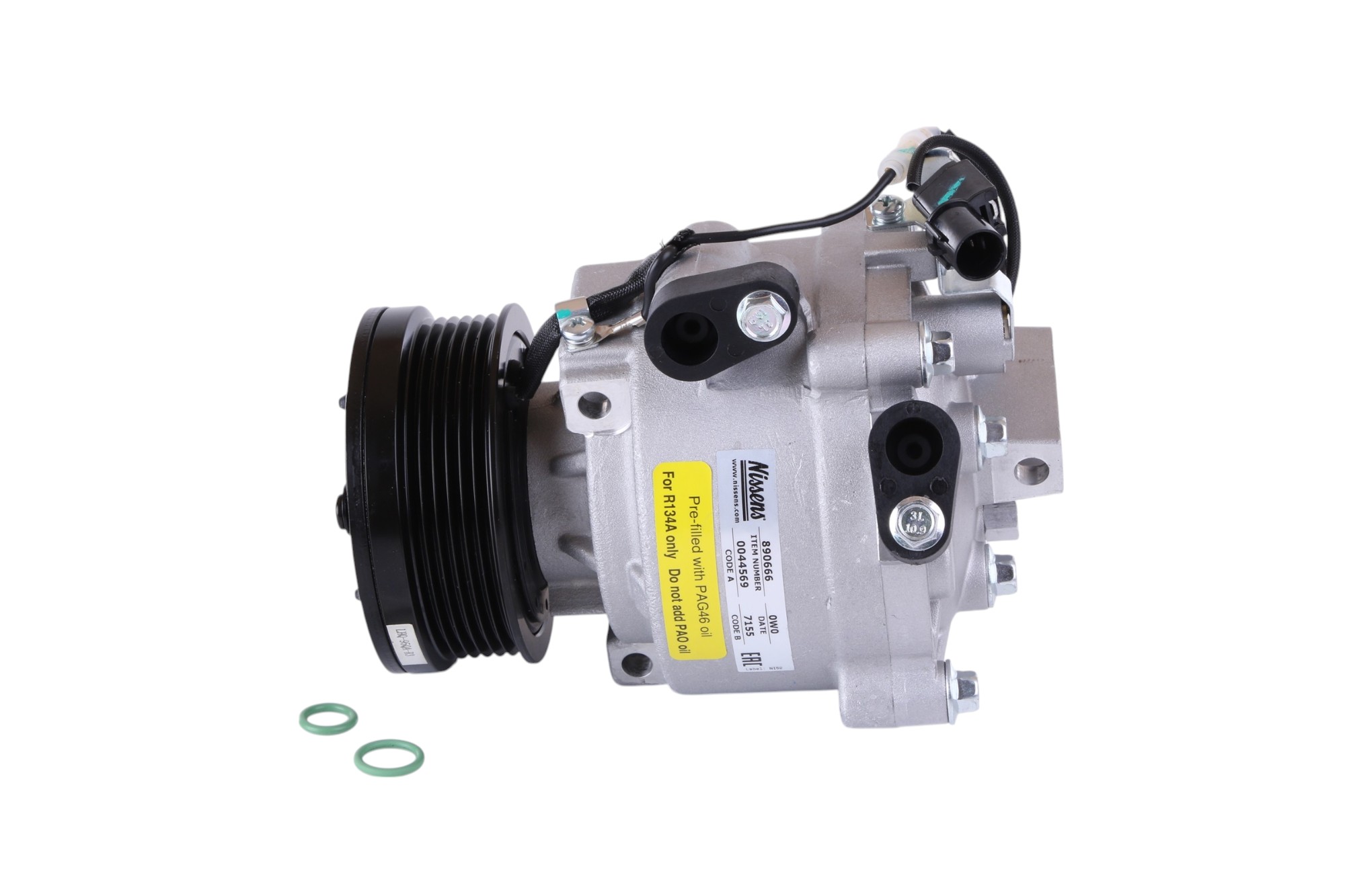 QS90 Compressor with Clutch