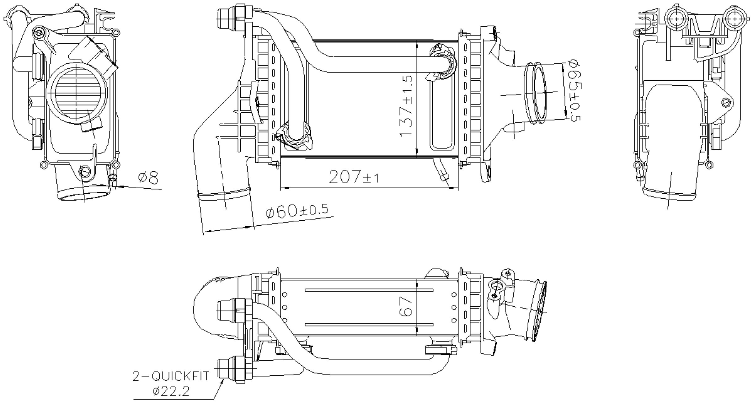 Turbocharger Intercooler