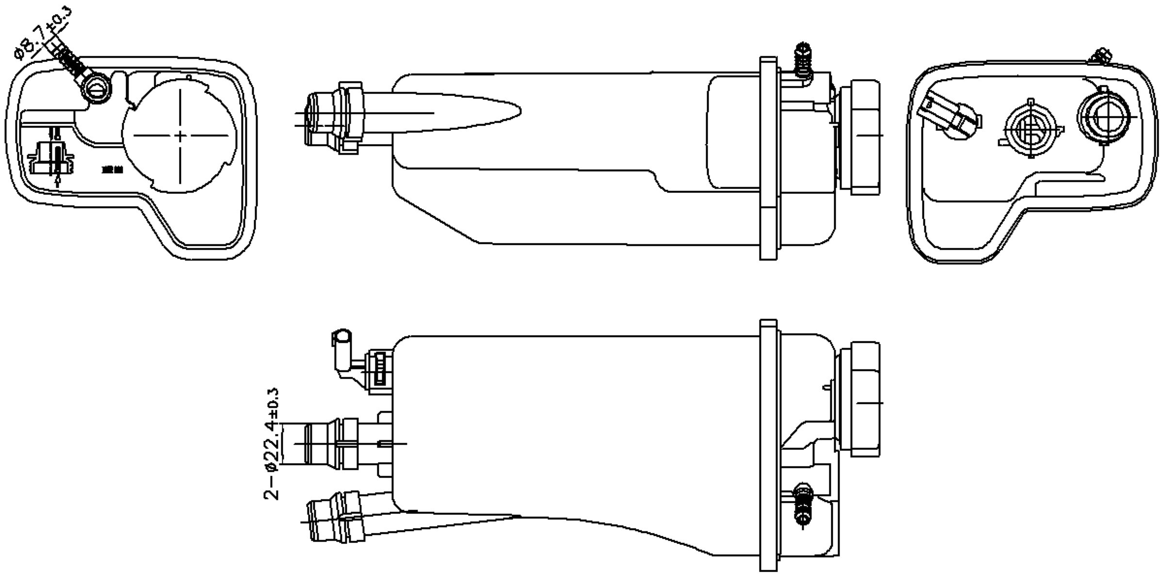 Engine Coolant Reservoir