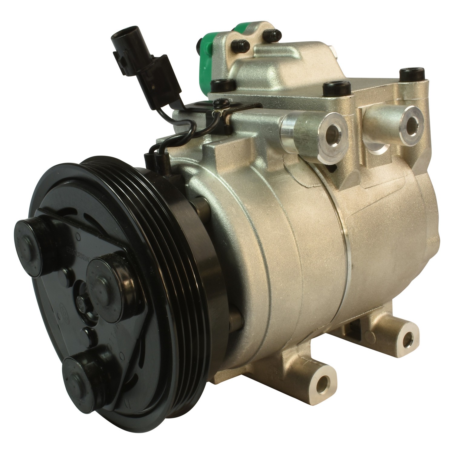 New OE AC Compressor w/ Clutch & Pre-filled Oil, Direct Replacement