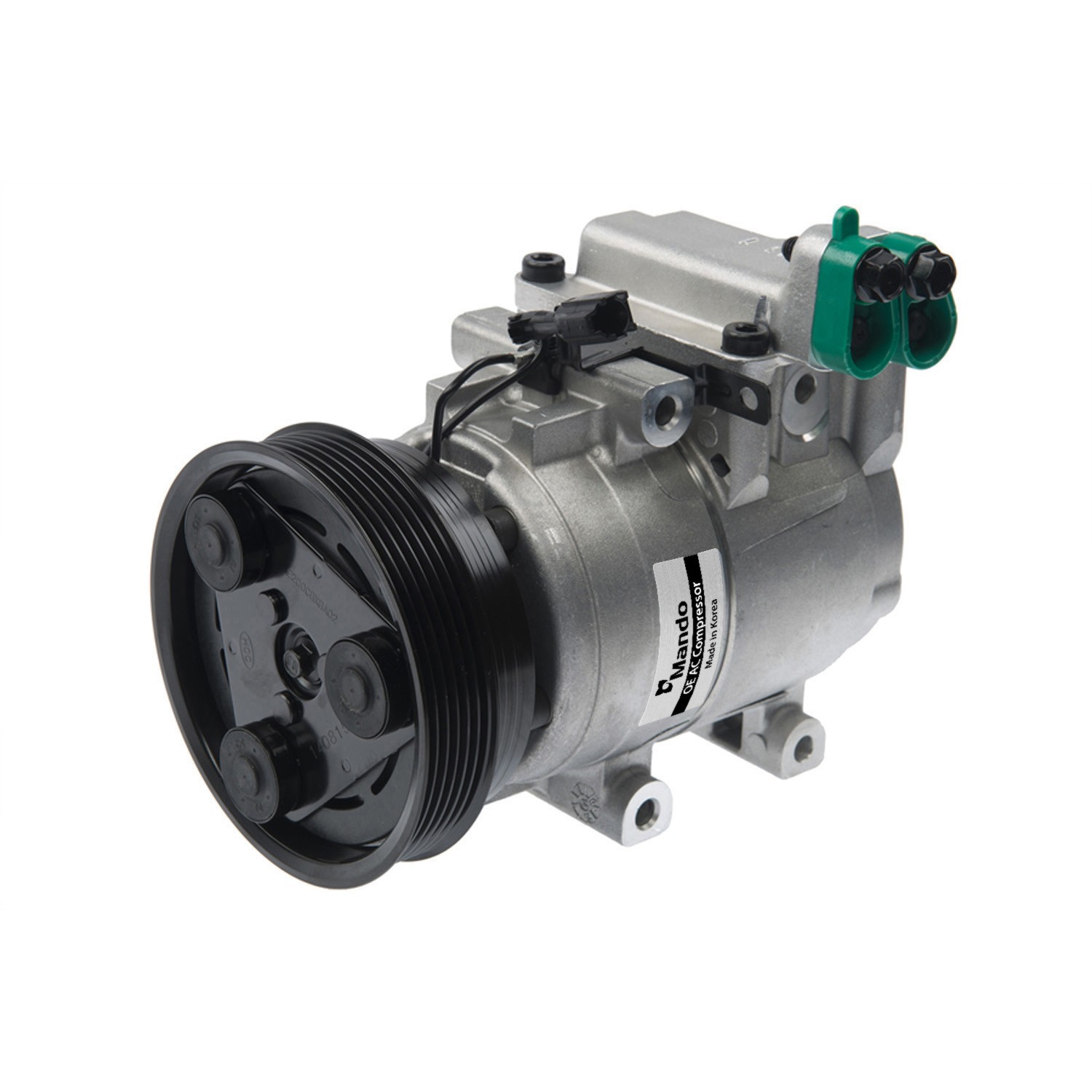 New OE AC Compressor w/ Clutch & Pre-filled Oil, Direct Replacement