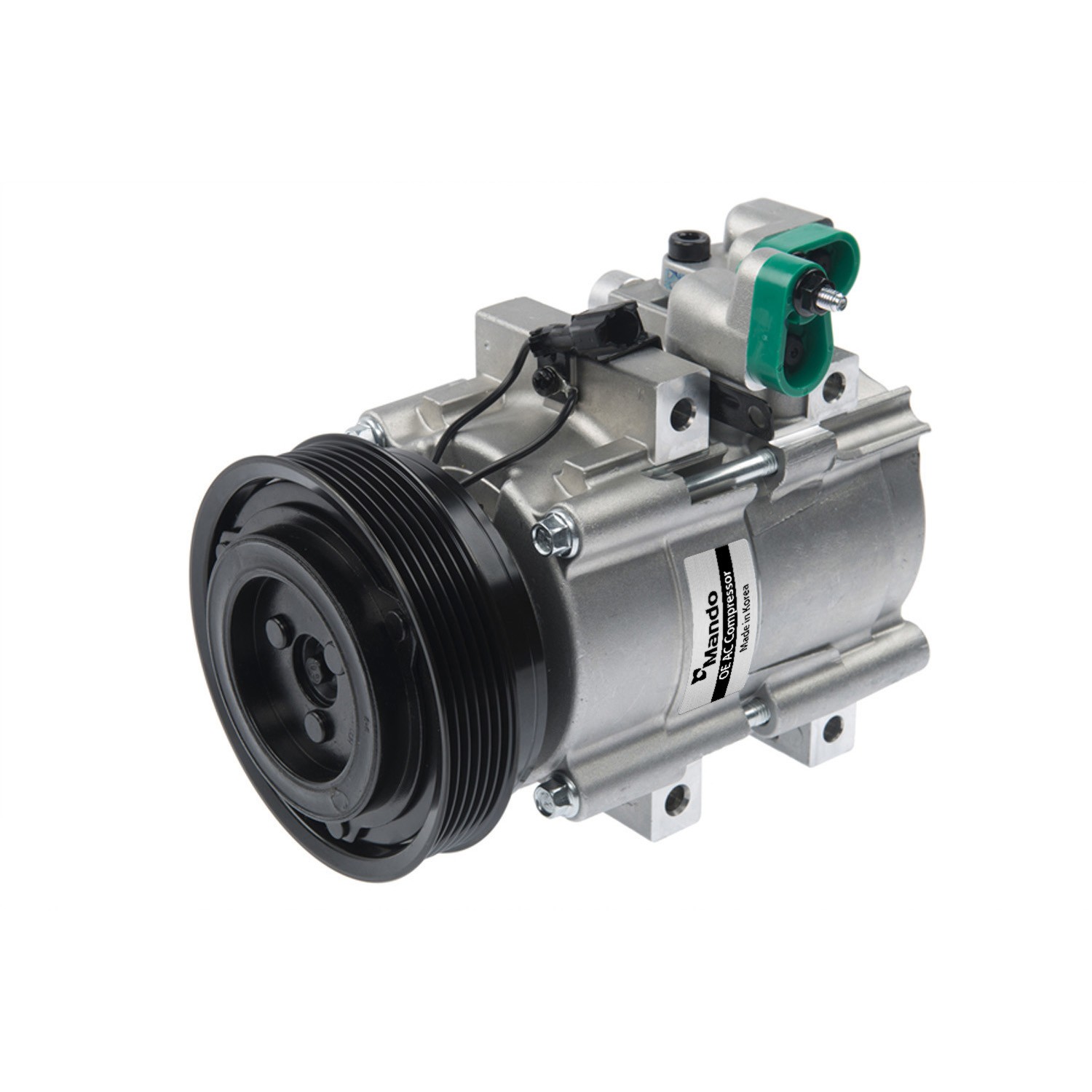New OE AC Compressor w/ Clutch & Pre-filled Oil, Direct Replacement