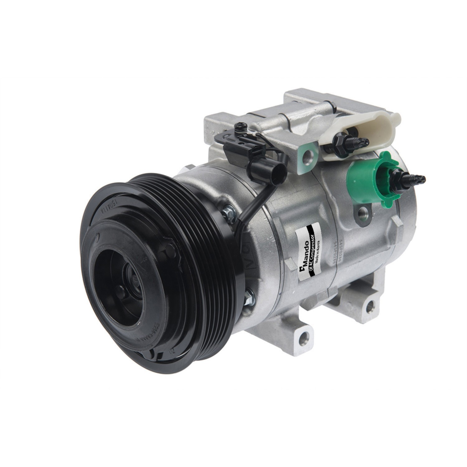 New OE AC Compressor w/ Clutch & Pre-filled Oil, Direct Replacement