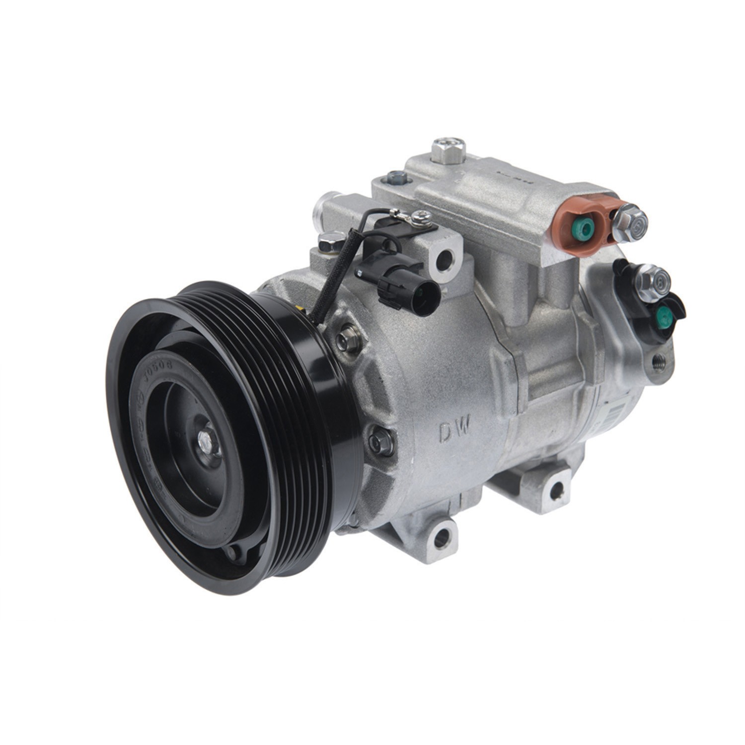 New OE AC Compressor w/ Clutch & Pre-filled Oil, Direct Replacement
