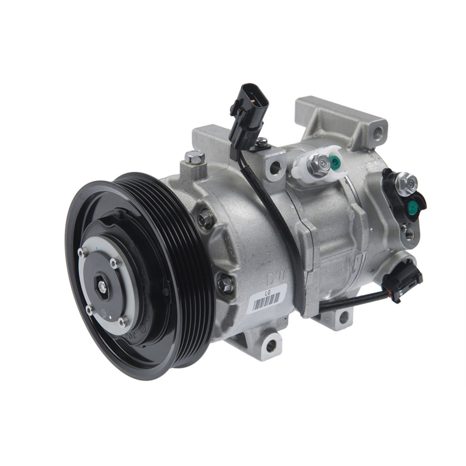 New OE AC Compressor w/ Clutch & Pre-filled Oil, Direct Replacement